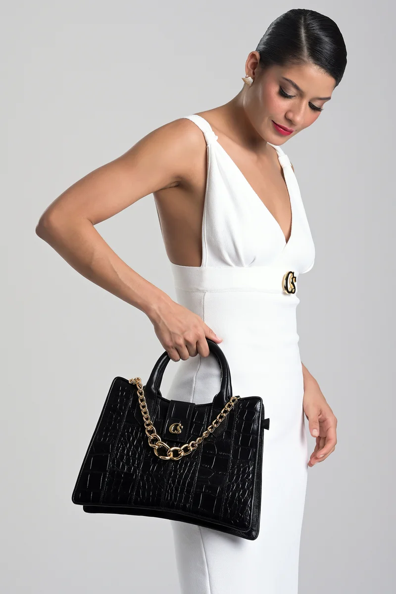 Carmen Steffens  Clutch Shine Silver for Women | Best Price UAE